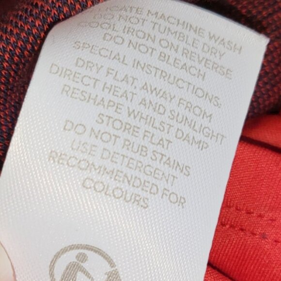 Boden Newlyn Jersey Jacquard Dress Cotton Blend Red & Navy Sz 8L - Picture 12 of 16